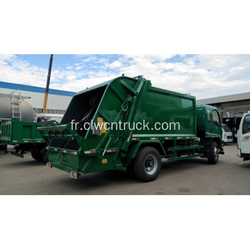 Exporter vers le Myanmar ISUZU 12cbm Garbage Compactor truck